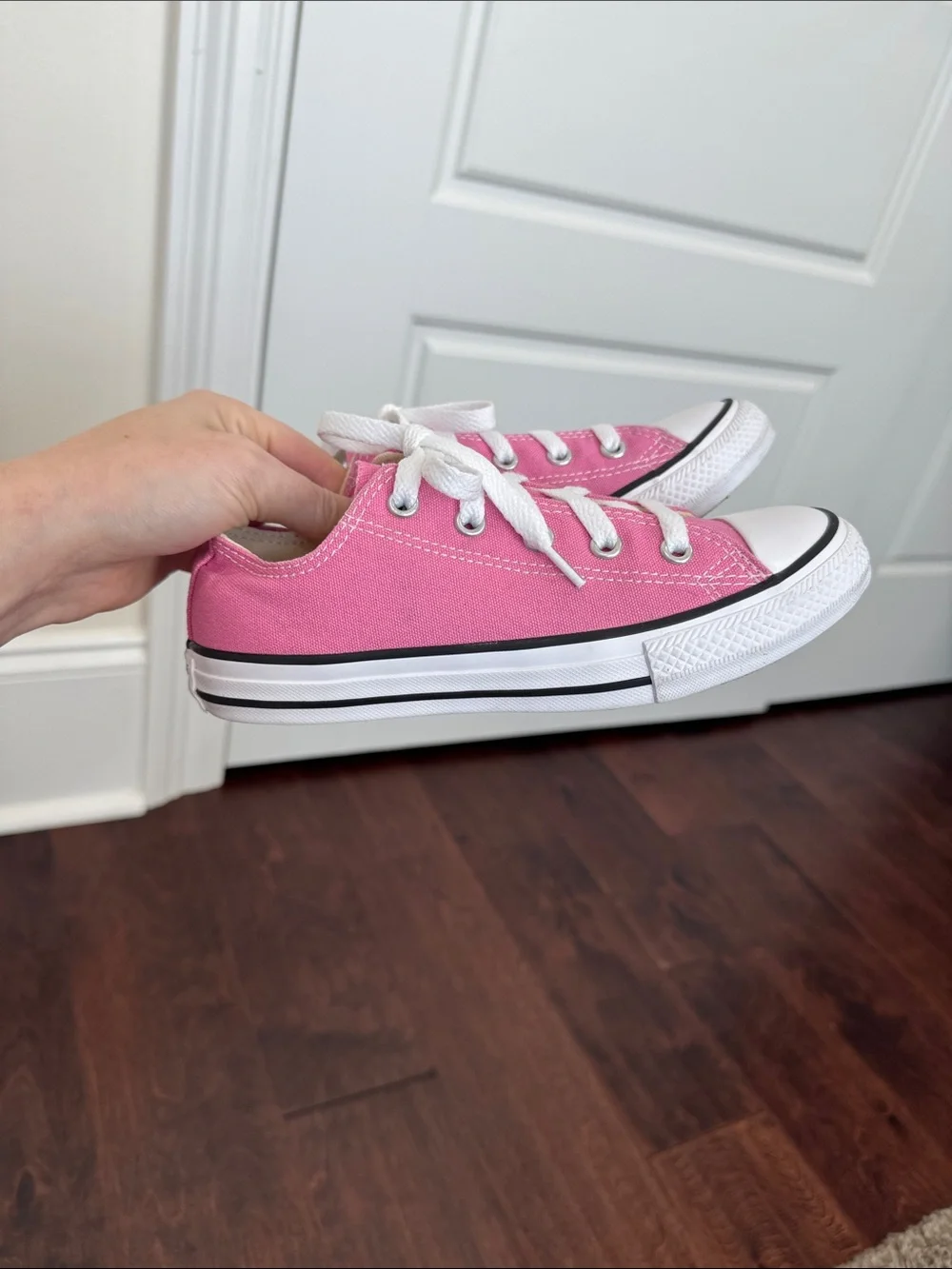 Converse girls pink